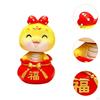 Chinese Year Snake Statue Ornament Souvenir Gift for Friends Artwork Feng Shui Figurine