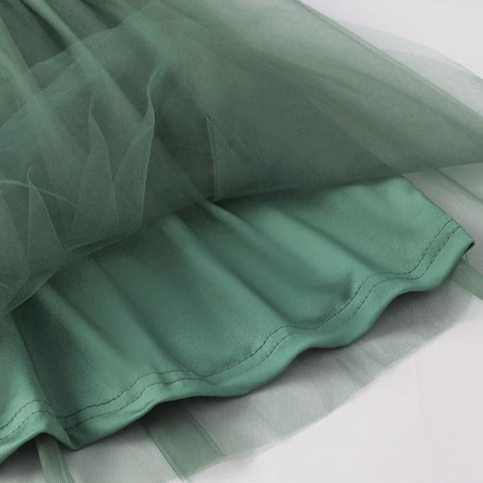 Children's Dress Baby's Summer Dress Girls' Mesh Dress Summer Stylish Princess Dress Gauze Dress