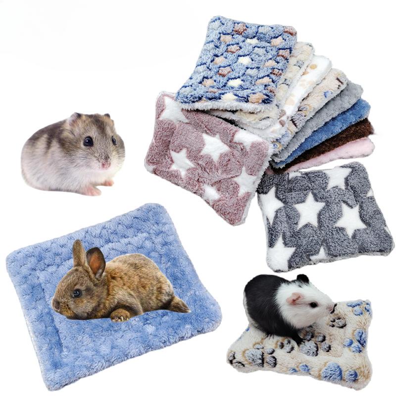 Creative Home Scenery Small Pet Mat Hamster Nest Mat Small Pet Guinea Pig Totoro Cotton Mat Rabbit Winter Warmth Small Pet Mat