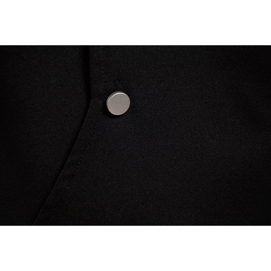 Men's Casual Solid-color Long-sleeved Shirt, Men's Slanted Front Button-down Lapel Shirt