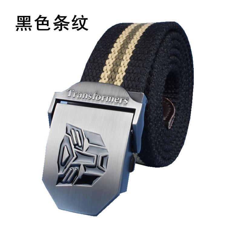 Холщовый ремень с пряжкой из сплава-трансформера, мужской тканый повседневный ремень, удлиненный ремень