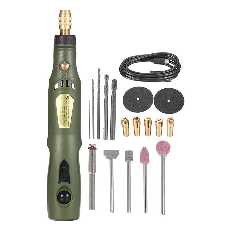 

Good-3.6V USB Rechargeable DIY Electric Engraving Pen Carve Tool For Jewelry Metal Glass