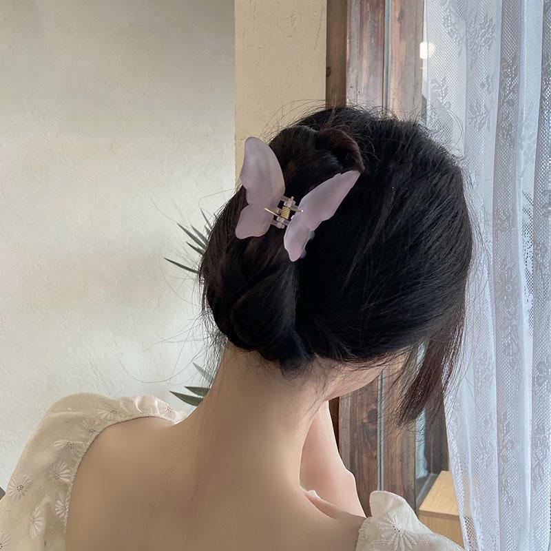 Summer Fairy Butterfly Shark Hair Clip - Small Stylish Headdress for Women