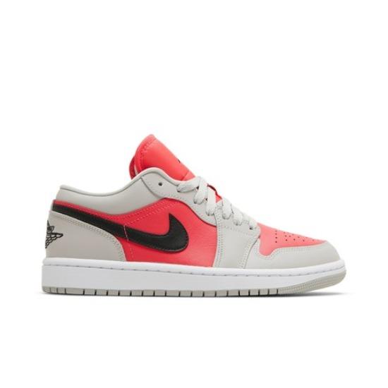 Air Jordan Wmns Air Jordan 1 Low Light Iron Ore Siren Red DC0774-060