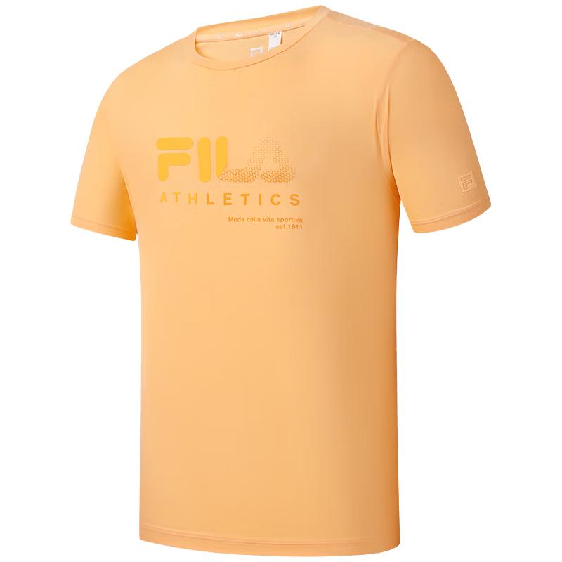 Мужская базовая вязаная футболка с коротким рукавом FILA XXL