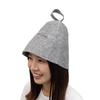 Sauna Hat Gray B 116169 Noborin Unisex Gray Sauna Goods Sauna Cap Cute Stylish (Felt Fabric) Women's Men's Quick-Drying