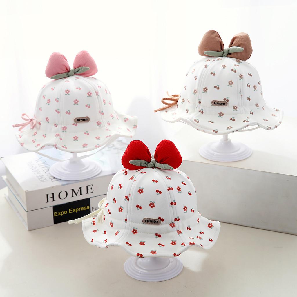 Baby Girl Sun Hat With Wide Brim Cotton Sunshade For Baby Girls Sun Protection