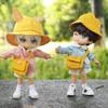 Kindergarten Ob11 Doll Clothes Fisherman Hat Rabbit Bear Ears Obitsu11 School Uniform Handmade Casual Wear BJD Doll Outfit