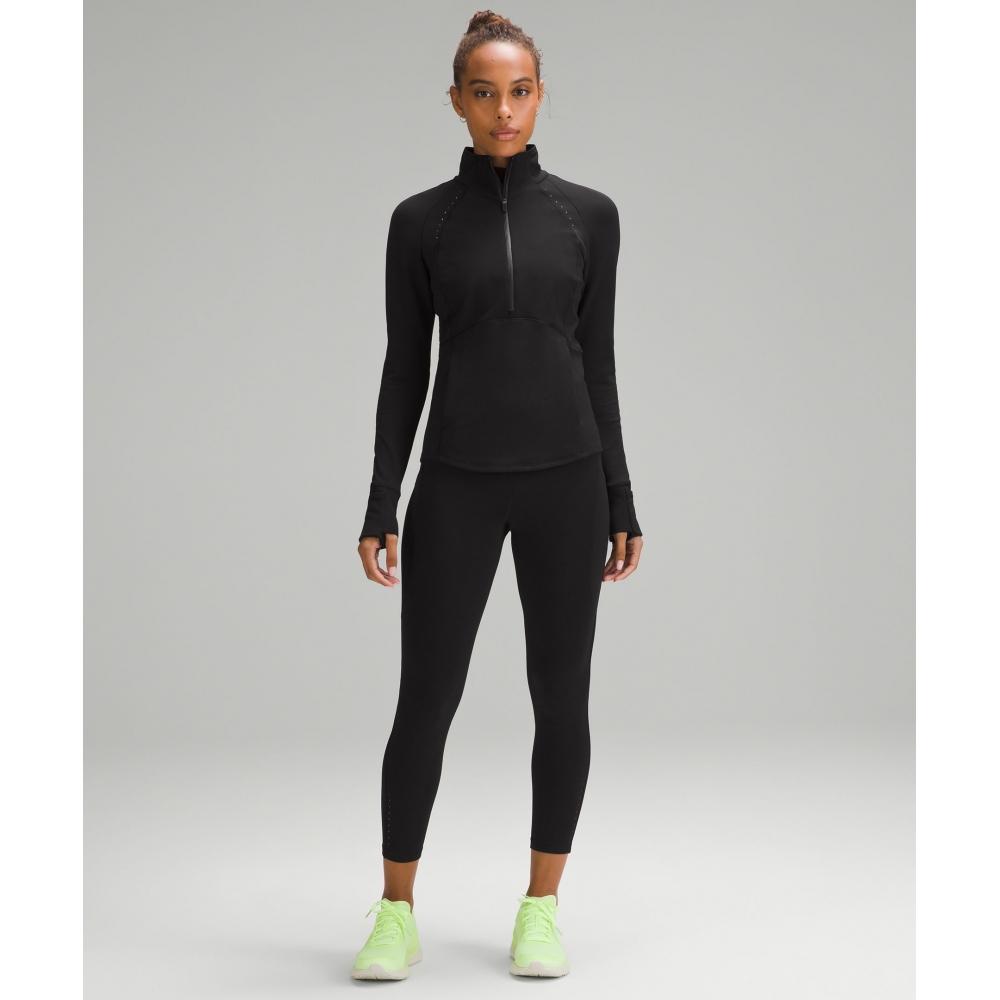 Lululemon Fast And Free High Rise Thermal Tight 25   Pockets Black