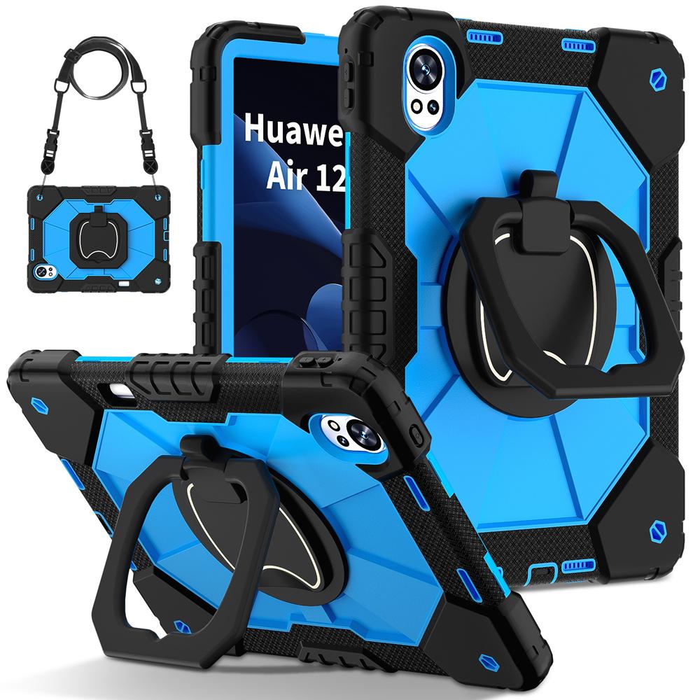 Silicone+PC Tablet Cases for 12'' Huawei MatePad 12 X 12X Air 2025 2024 Case W20 W30 W10 Cover Portable Rotate Stand Shell