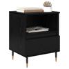 Nightstand Set of 2 Black Oak Effect 40 x 35 x 50 cm