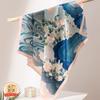 Silk Square Scarf Women Mulberry Neckerchief Fashionable Casual Mom Mother-in-law
