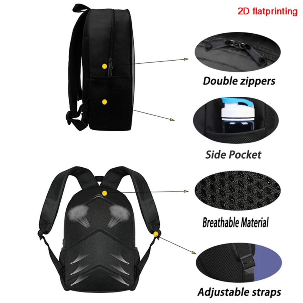 NARUTO Anime Kids Mochila Backpack,With Adjustable Shoulder Strap & Front Pocket,Lightweight & Durable,for Boys & Girls Age 5-10