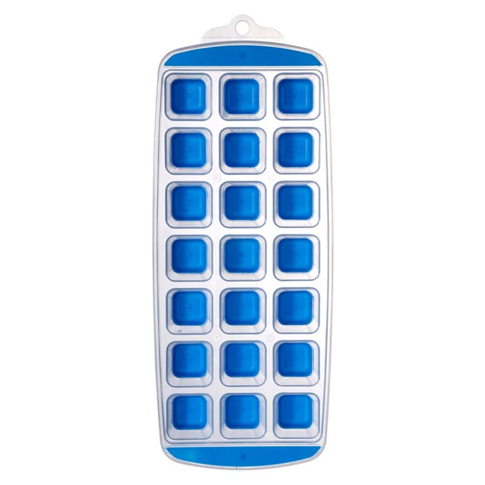 21 Grid Ice Cube Tray Silicone Mold Square Ice Cube Tray Mold Ice Cube Maker Non-toxic Durable Bar Pub Wine Ice Blocks Maker
