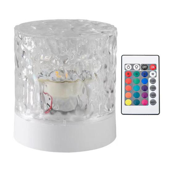 Ocean Wave Projector Light 16Colors Luminorthe Night Light 3D Holographic Water Ripple Ambient Lamp with Remote Control for Meditation Relaxation Room