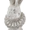 Hill Interiors Stone Effect Ruffle Hare Ornament