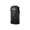 Jordan Brooklyn Nets Basketball Jersey Unisex Black DO9518-011