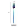 1Pc Stainless Steel Fork Knife Spoon Teaspoon Cutlery Rainbow Dinnerware Tableware Dinner Set Travel Silverware
