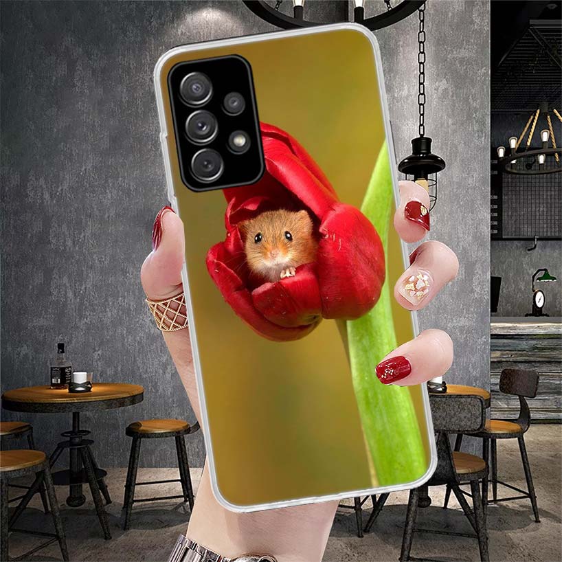 Cute Lovely Pet Hamster Soft Phone Case For Samsung Galaxy S22 S23 S24 S25 Edge S26 Ultra S20 FE S21 Plus + Fundas Coque Galaxy
