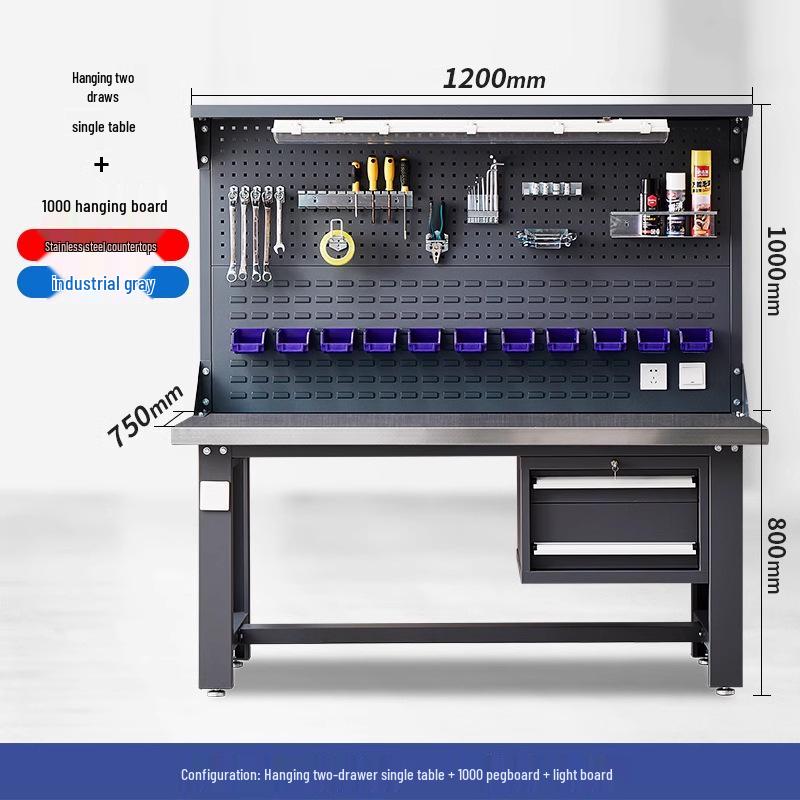 Stainless Steel Heavy Duty Anti-static Workbench for Workshop and Maintenance