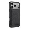 Denior applies to iPhone17Pro magnetic suction Apple 16 leather case insert card magsafe separation 15 mobile phone case 14