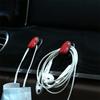 4 Stuks Glanzende Diamant Auto Haken Organizer Houder Zelfklevende Muur Gemonteerde Hanger Voor Hoofdtelefoon Kabel/Sleutel/Maskers Auto Thuis