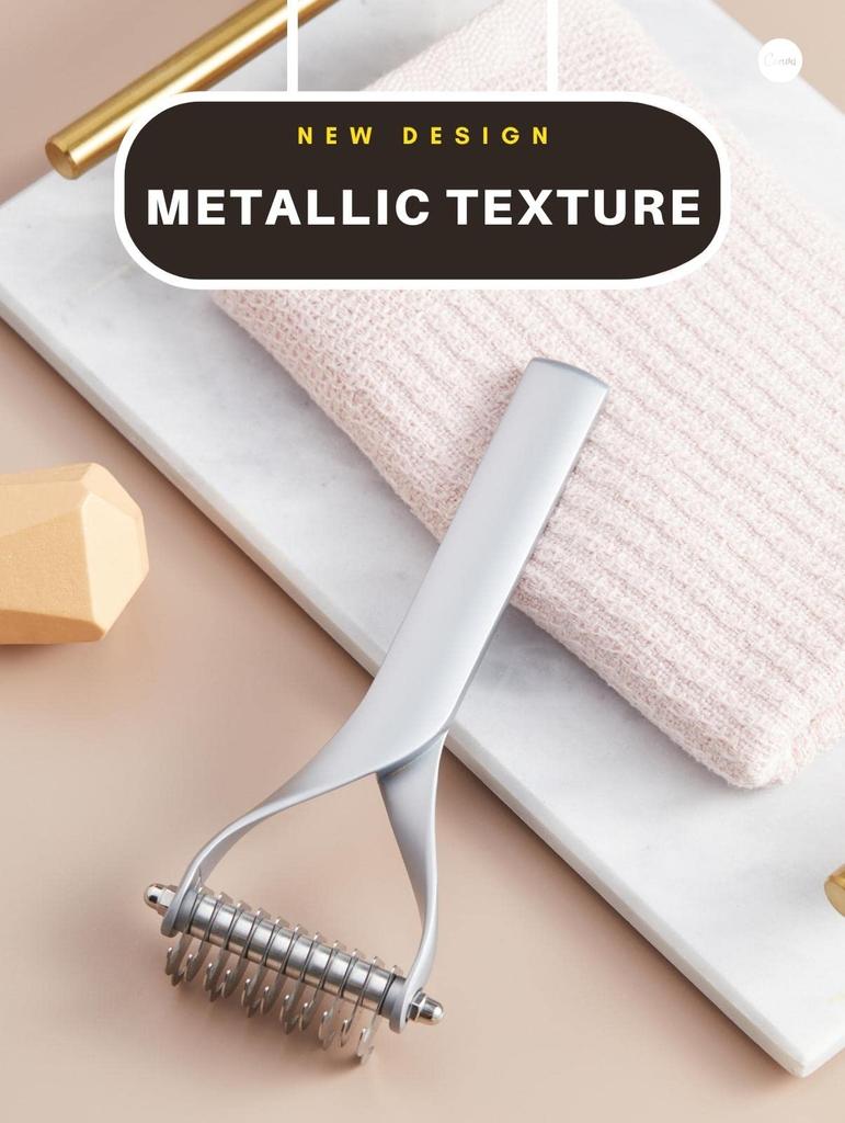 UULANFA Cat Dog Slicker Hair Grooming Supplies Gently Removes and Tangled Hair for and Cats Brush, Brush, Brush, Removal, - Undercoat, Mats,