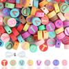 Colorful Bohemian Polymer Clay Beads - DIY Jewelry Accessories Pack