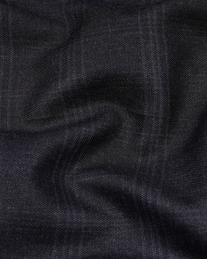Mirage Gray windowpane Single Breasted Blazer