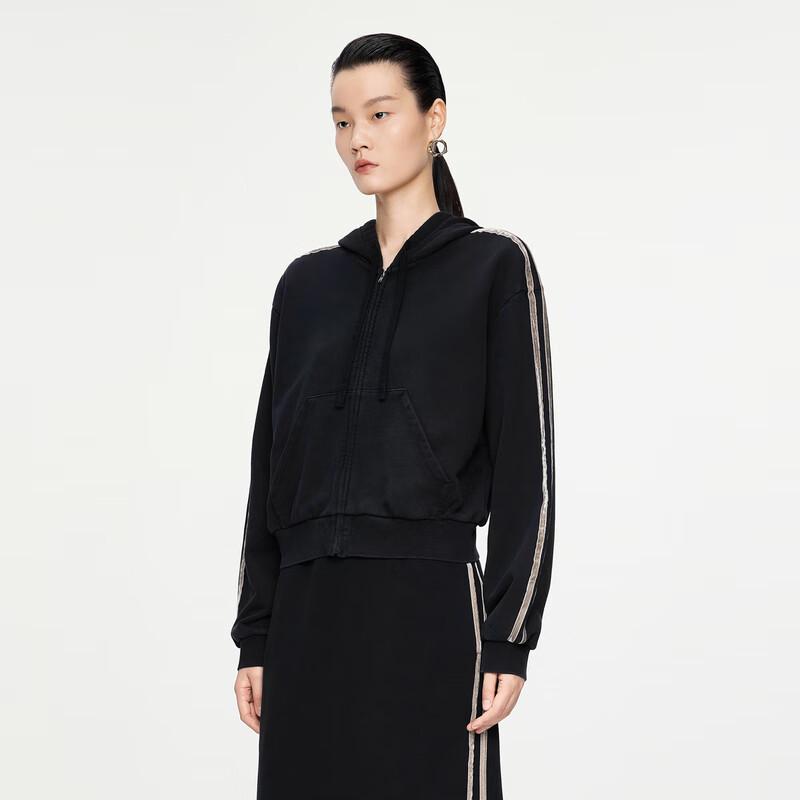 

JNBY 2024 Autumn Hooded Cardigan Sweatshirt L