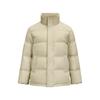 Teflon Three-Proof Short Down Jacket Unisex Outerwear Light-Coffee L324U108-0046