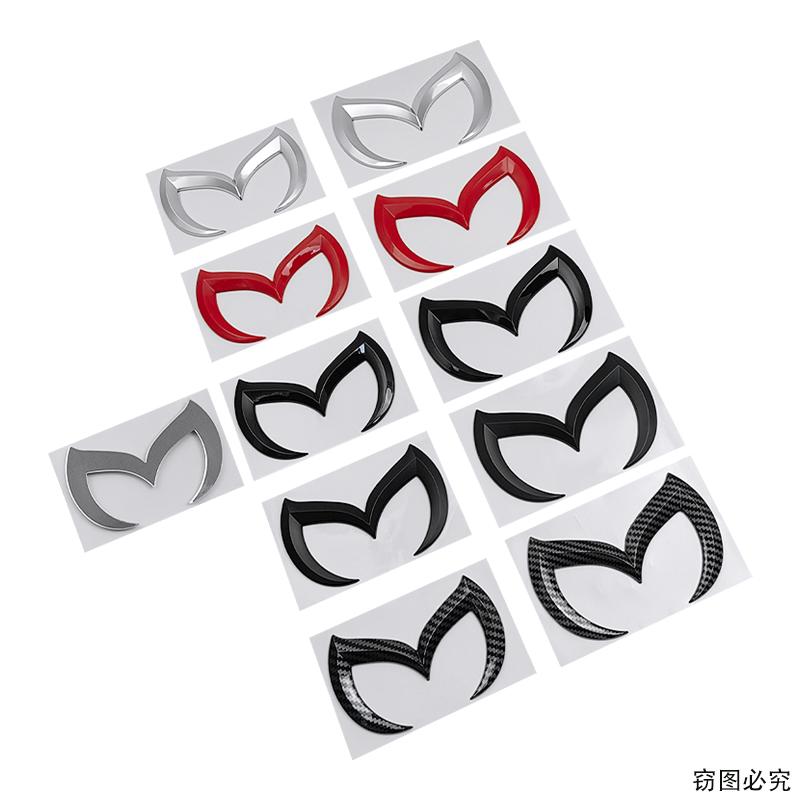 ABS Car Emblem for Mazda 2 3 5 6 Atenza CX4 CX3 CX9 RX7 RX8 Axela CX-30 CX-60 CX-50 Trunk Decal Modified Stickers Accessories h5