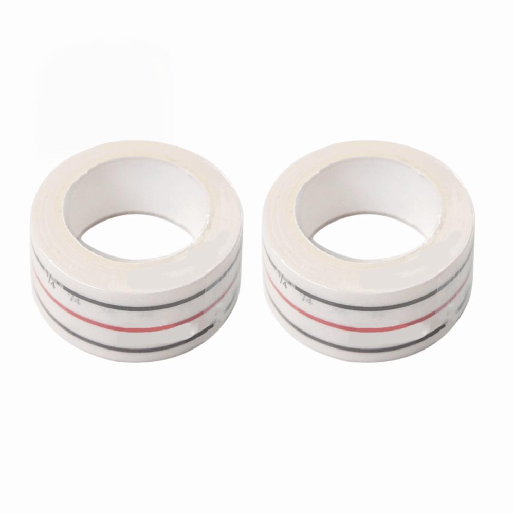 2Pcs Paper Diagonal Seam Tape Self-Adhesive Quilting Stitching Tape For Sewing Machine