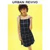 UR Women's 2024 Summer Retro Plaid A-Line Dress