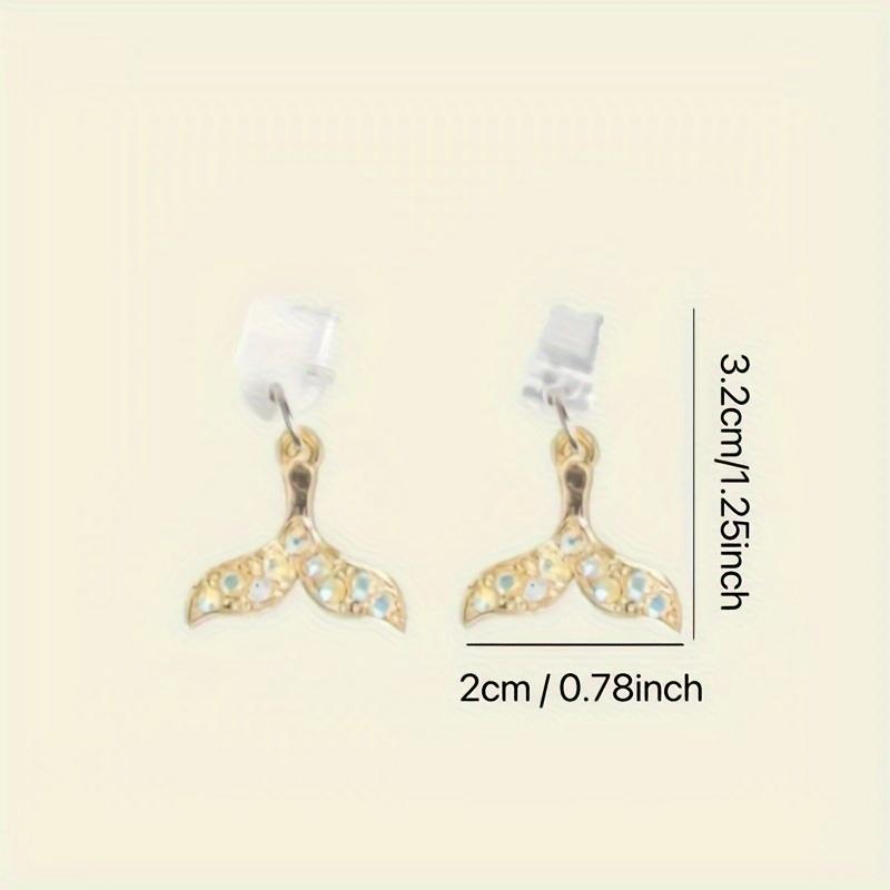 1pc Alloy Fashion Fishtail Pendant Dustproof Plug