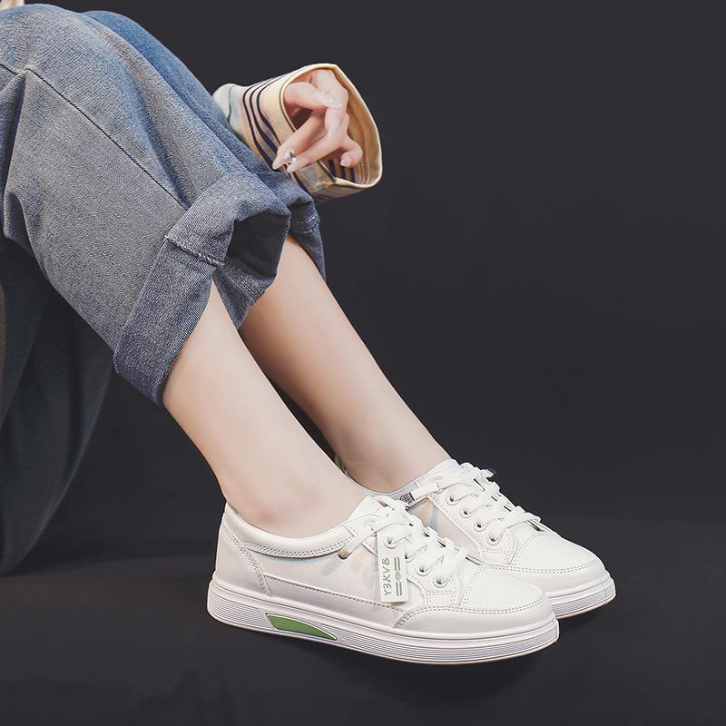 Weiße Schuhe Damen Frühling Sneakers Damenschuhe Student Freizeitschuhe Laufschuhe Flache Pumps