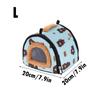 Small Animal Carrier Bag Warm Cold-Weather Pouch Bunny Travel Carrier For Camping Moving Commuting Chinchilla Chameleon Reptile