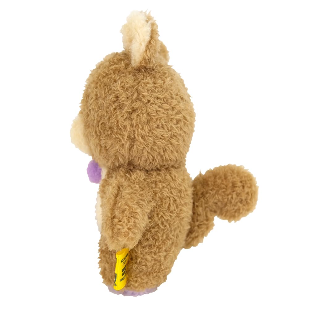 SunLemon Fluffy Watton S Squirrel BR 13 X 12 X Plush Toy Cute Squirrel Animal 15.5cm P-1783