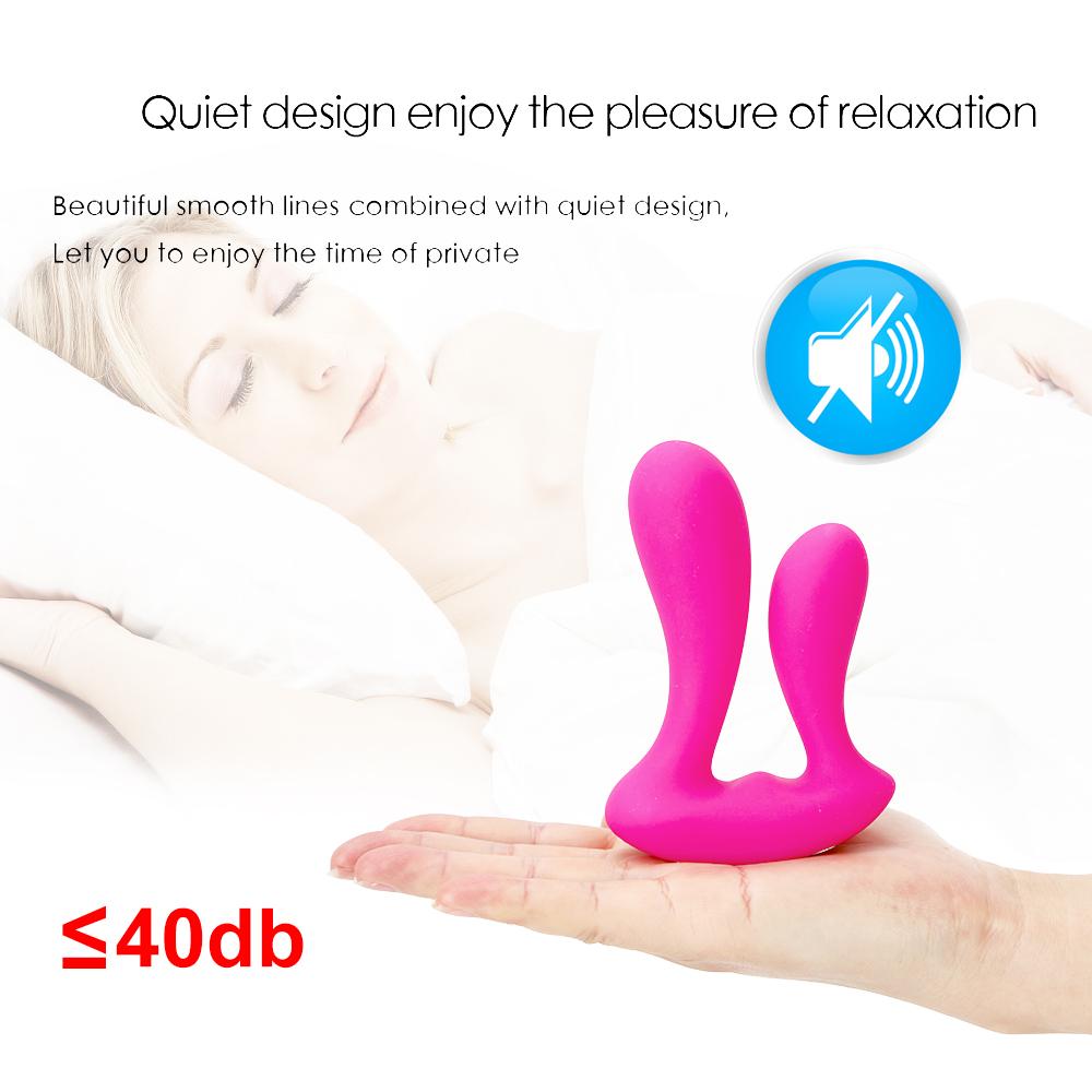 Anal Massager Wireless Vibrator Double Head  Stimulator G Spot 9 Speed USB Rechargeable Sex Toy For Woman