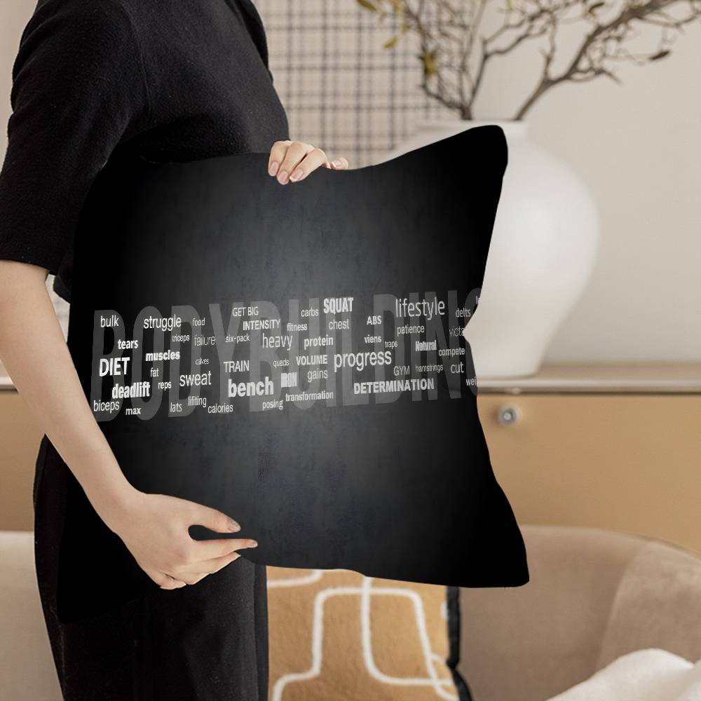 GYM Exercise Time Personalized Pillow Cover Kids Bedroom Wild Party Decor Pillowcase kid Birthday shower Gift