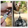 Strapazierfähiges Paracord-Lanyard mit Karabinerhaken Sicherer Schlüsselanhänger-Riemen für Wasserflasche, Rucksack & Outdoor-Ausrüstung