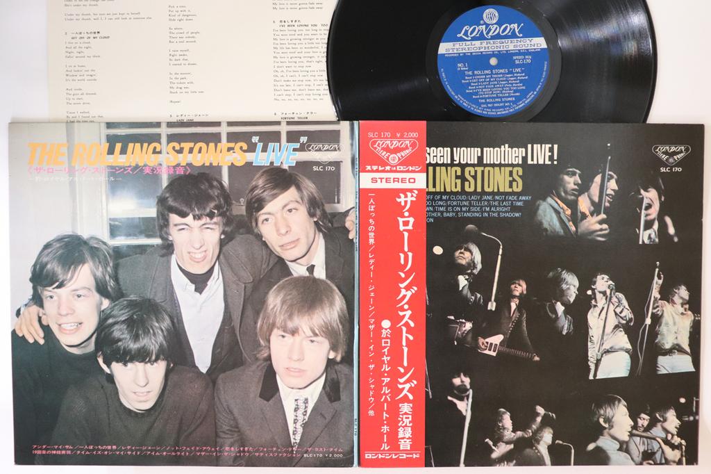 LP Record  - Rolling Stones Live! SLC170 LONDON 1967 Japan Obi Rock Used