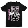 Anime Demon Slayer Kimetsu No Yaiba Mitsuri Kanjori Love Black Tshirt