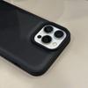 Simple Black Lychee Pattern Suitable for Apple 16 Mobile Phone Case IPhone 14 Promax Personality 11 Leather Pattern 13 High-end