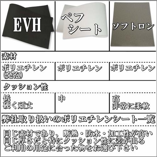 Made in Japan EVH Sheet, Polyethylene Foam Sheet, Firm, Approximately 330 x 1000mm, 2.8mm Thick, Cushioning, Packaging, Water-Resistant, Cold-Resistan