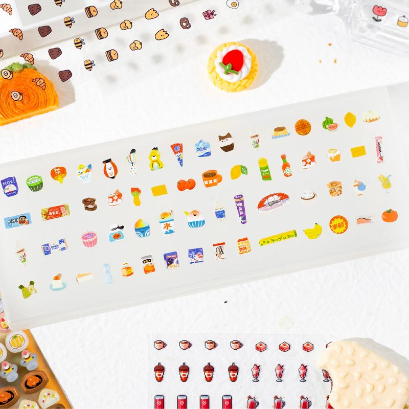 24Sheets/Book Sticker Book Kawill Party Loose-Leaf Handbook Stationery DIY Handmade & Scrapbook Diary Decorative Sticker Book