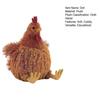 Cute Chicken Plush Doll Soft Stuffed Animal for Kids Lifelike Little Hen Plush Toy Comforting Sleep Buddy Farm Gift for Animal Lovers