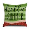 Summer Sunflower Watermelon Cartoon Printed Pillowcase Living Room Decoration Sofa Cushion Cover Bedroom Pillow