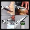 Stainless Steel Kitchen Scissors Chicken Bone Scissors Shear Fish Duck Cut Chef Professional Scissors Kitchen Accessories