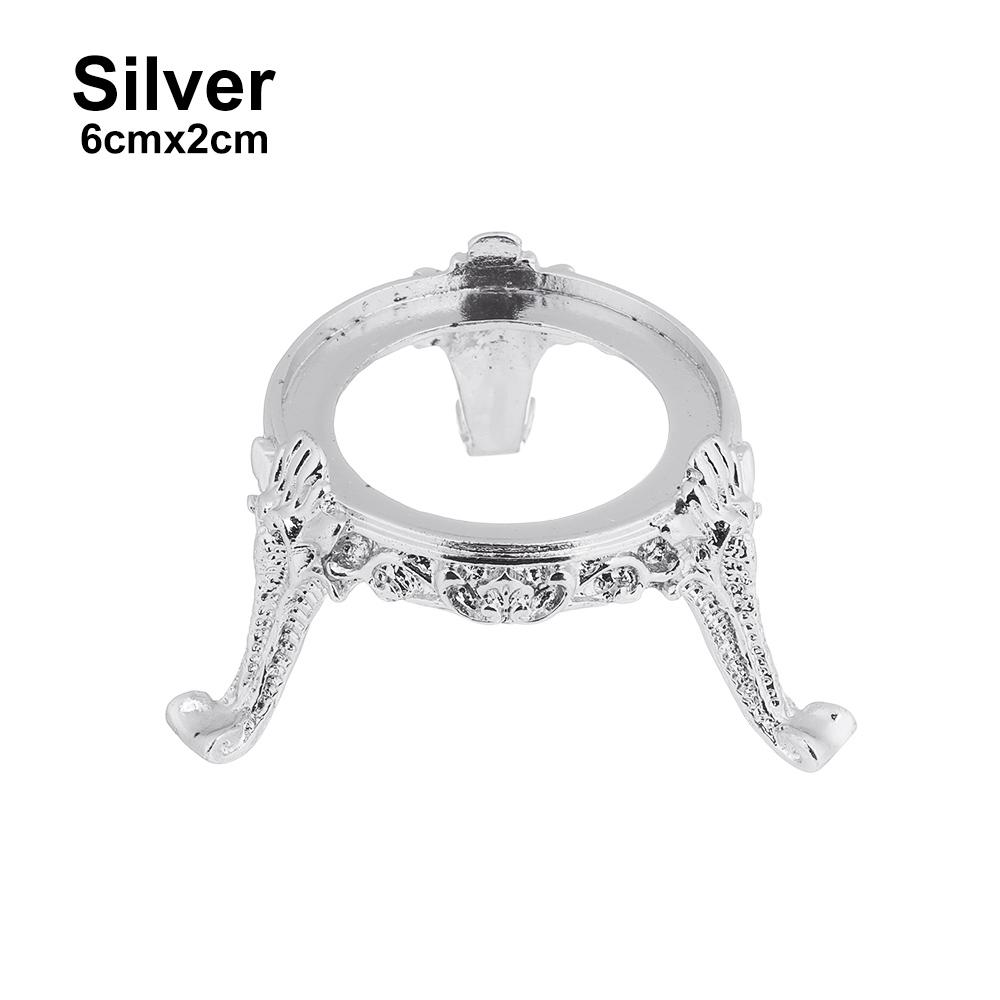 Desktop Crystal Ball Holder Ornaments Egg Support Metal Display Stand Glass Sphere Base Office Decor European Style Holder